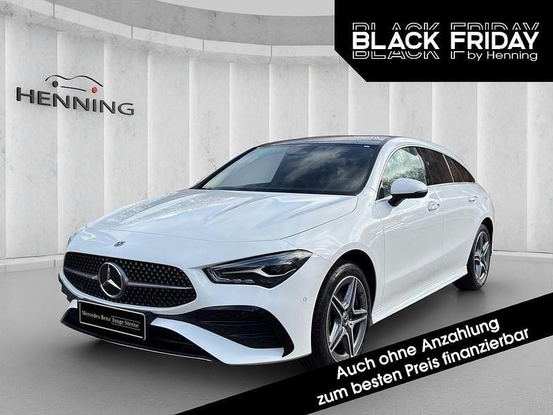 Weiß Gebraucht 2024 Mercedes CLA250e Shooting Brake AMG Kombi | 40.780 € (Etwas zu teuer) - Bild 1/4
