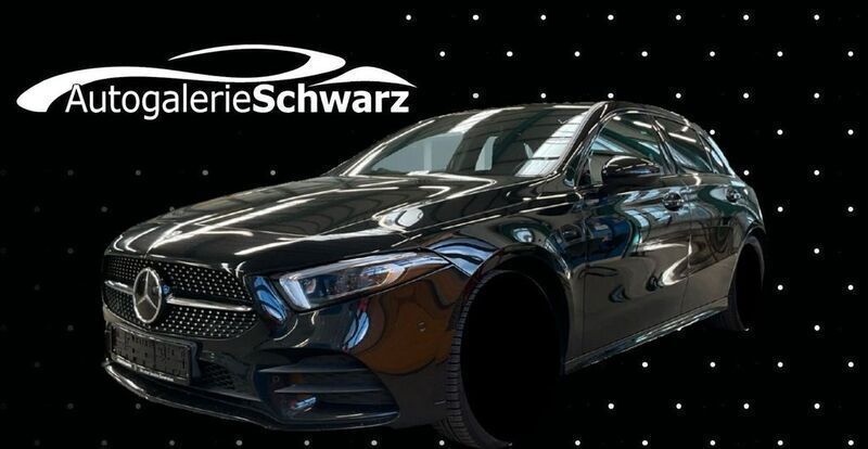 Amg kosmosschwarz metallic Gebraucht 2020 Mercedes A250 AMG Limousine | 22.450 € (Etwas zu teuer) - Bild 1/3