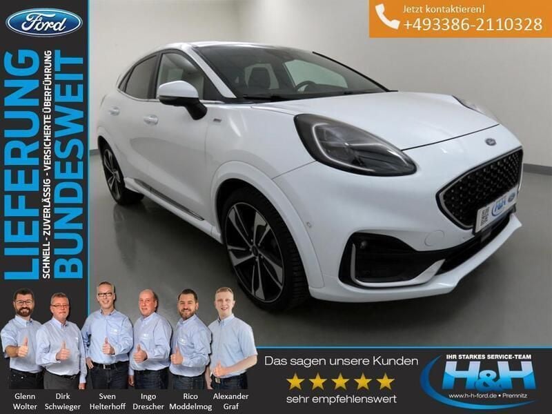 Frostweiß Gebraucht 2020 Ford Puma ST-Line SUV | 19.240 € (Fairer Preis) - Bild 1/4