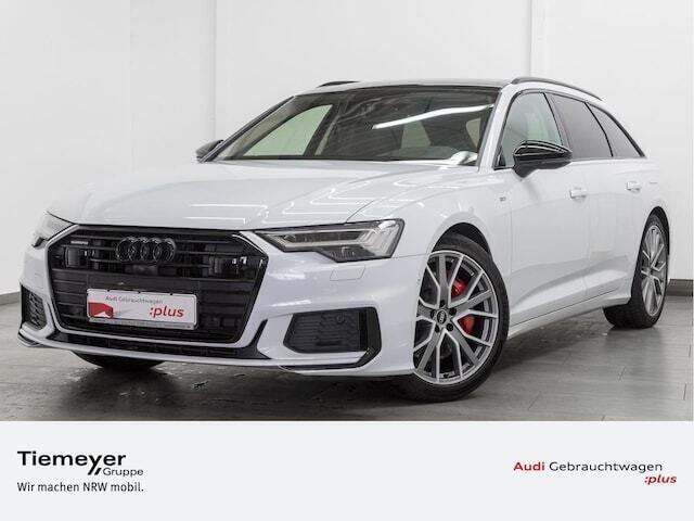 Gletscherweiß metallic Gebraucht 2021 Audi A6 Ambiente Kombi | 42.440 € (Teuer) - Bild 1/4