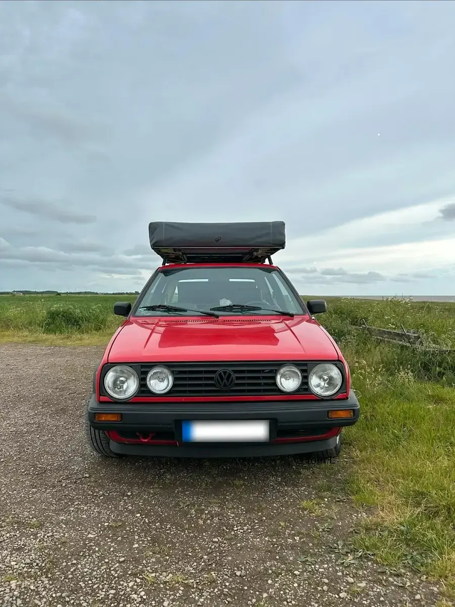 Gebraucht VW Golf II 75 PS (55 kW) 1989 Rot Kleinwagen