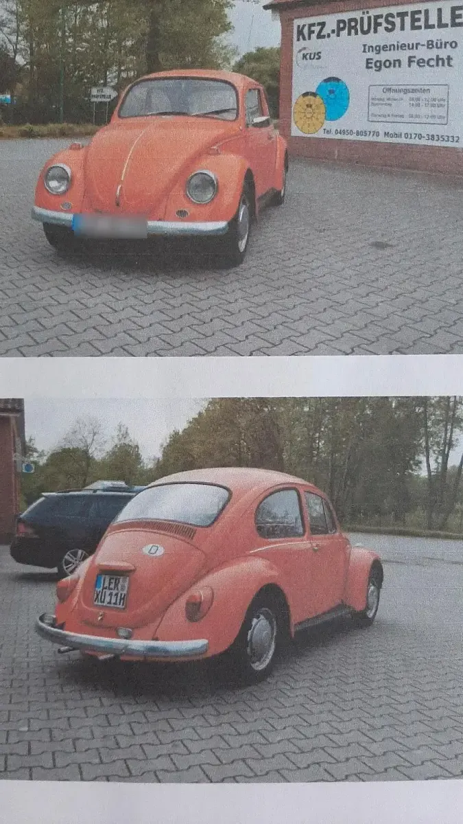 Gebraucht VW Käfer 34 PS (25 kW) 1972 Orange Kleinwagen