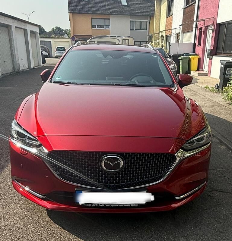 Rot Gebraucht 2021 Mazda 6 Sports-Line Kombi | 26.490 € (Fairer Preis) - Bild 1/4