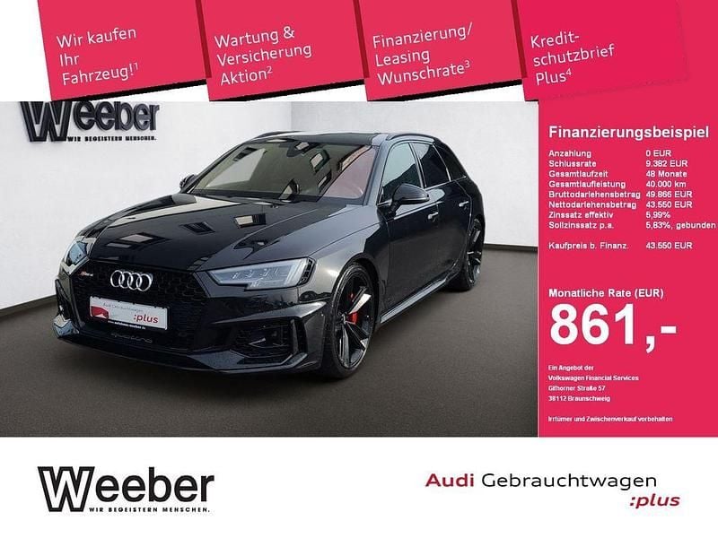 Gebraucht Audi RS4 Ambiente 450 PS (330 kW) 2018 Mythosschwarz metallic Kombi