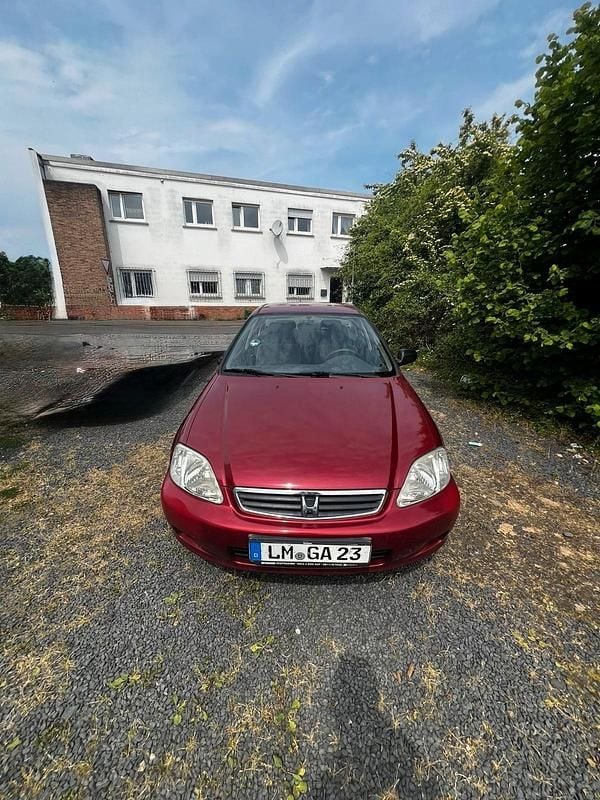Rot Gebraucht 2000 Honda Civic Limousine | 2.500 € (Fairer Preis) - Bild 1/4