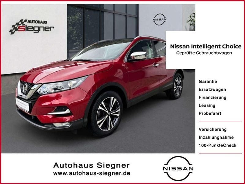 New red (m) Gebraucht 2021 Nissan Qashqai 360º SUV | 20.980 € (Superpreis) - Bild 1/4