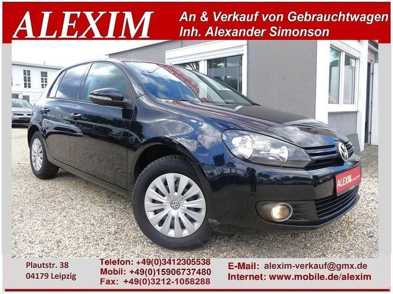 Schwarz Gebraucht 2011 VW Golf VI Trendline Limousine | 4.498 € (Guter Preis) - Bild 1/4