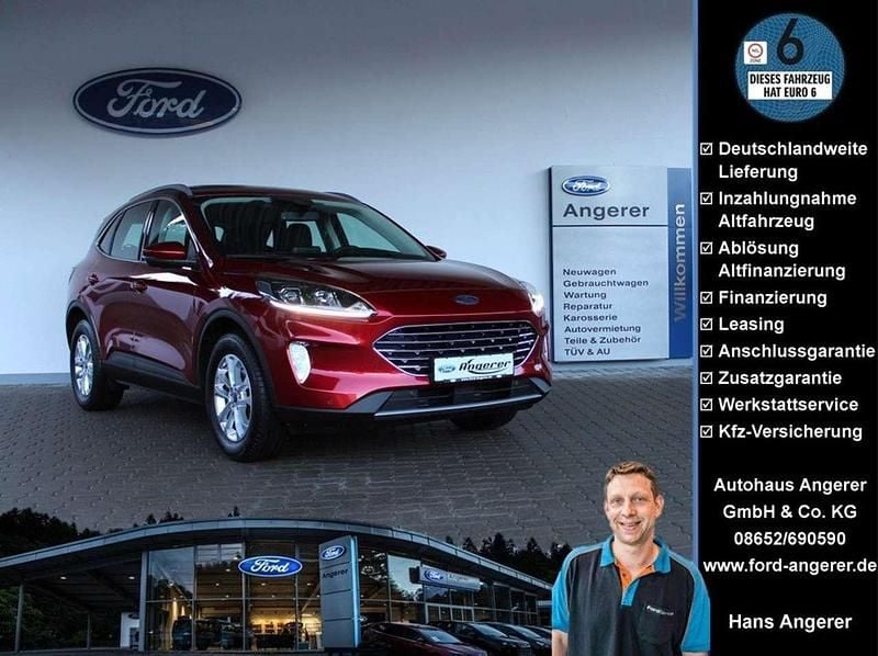 Lucidrot metallic Gebraucht 2020 Ford Kuga Titanium SUV | 17.990 € (Superpreis) - Bild 1/4