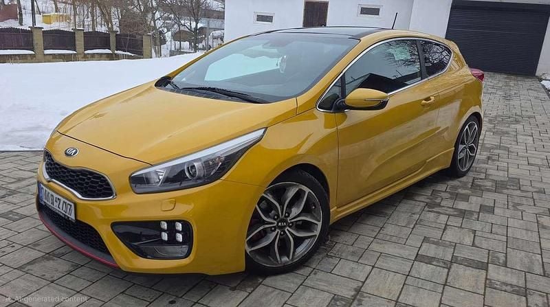 Gebraucht Kia Ceed GT-Track 204 PS (150 kW) 2016 Gelb Kleinwagen