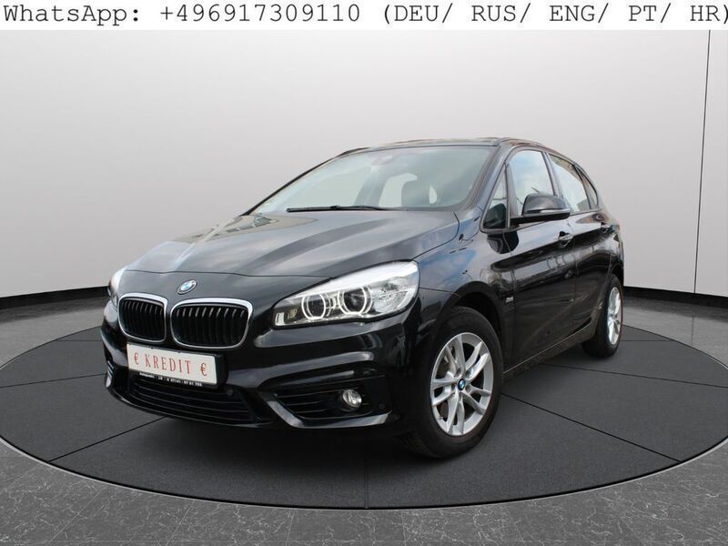 Schwarz Gebraucht 2017 BMW 220 Active Tourer Sport Line Van / Kleinbus | 13.900 € (Superpreis) - Bild 1/4