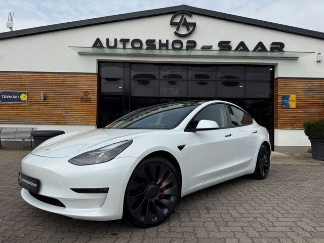 Schwarz Gebraucht 2021 Tesla Model 3 Long Range Limousine | 28.900 € (Fairer Preis) - Bild 1/4