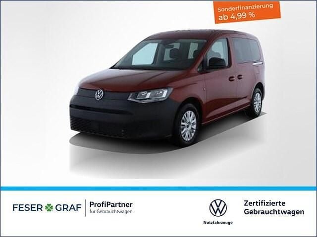 Gebraucht VW Caddy Basis 102 PS (75 kW) 2024 Fortanarot metallic Van / Kleinbus