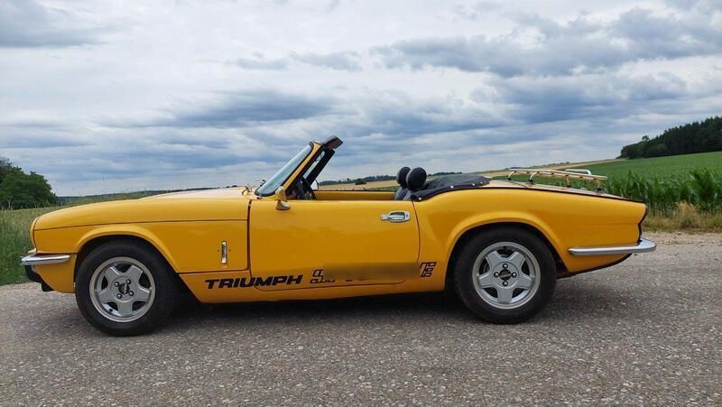 Gelb Gebraucht 1971 Triumph Spitfire Cabrio | 10.500 € - Bild 1/4