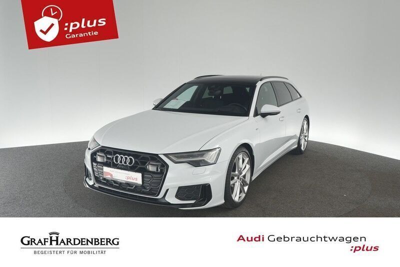 Gletscherweiß metallic Gebraucht 2023 Audi A6 S-Line Kombi | 49.930 € (Guter Preis) - Bild 1/4