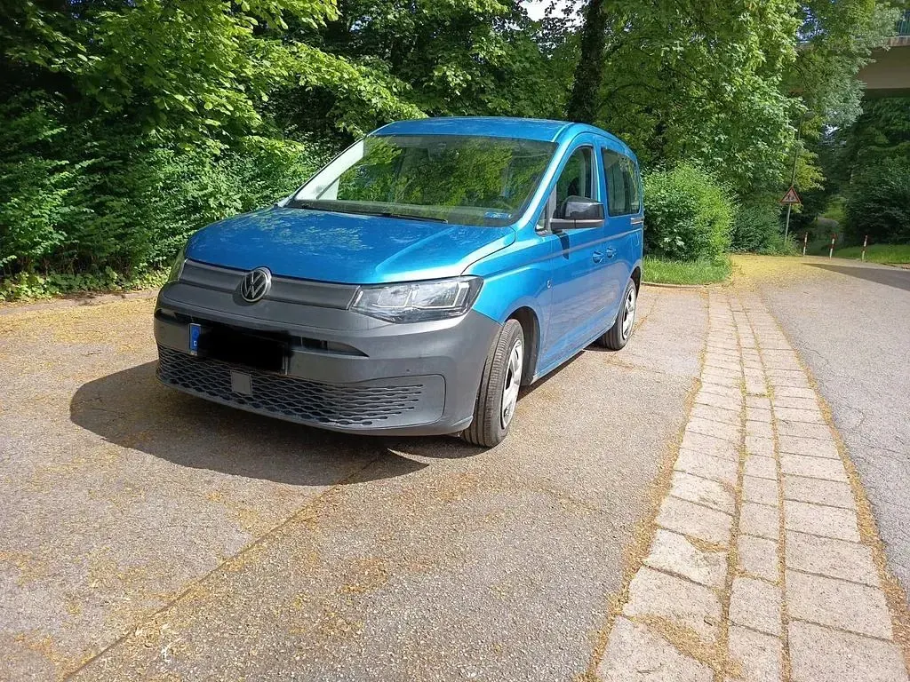 Gebraucht VW Caddy Style 122 PS (89 kW) 2021 Blau Van / Kleinbus