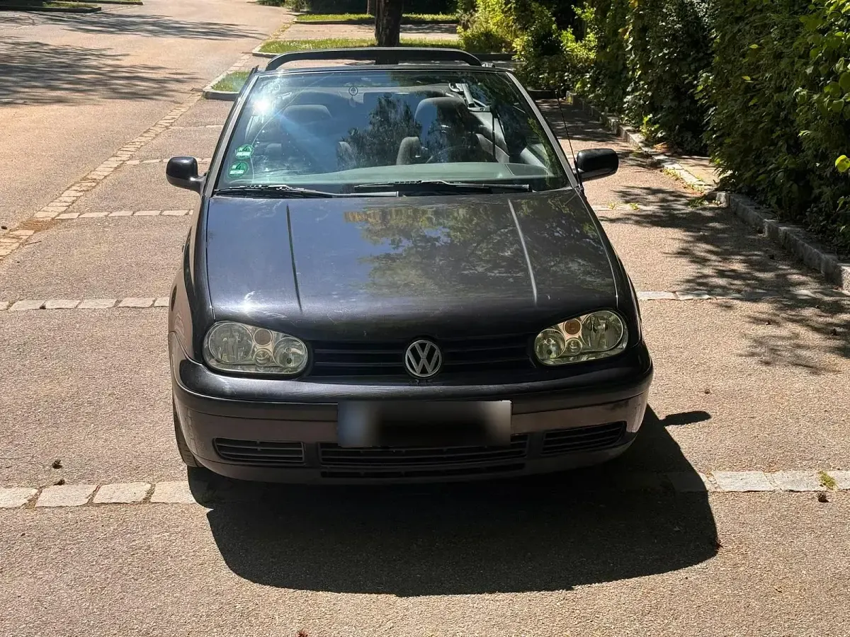 Gebraucht VW Golf Cabriolet 75 PS (55 kW) 1998 Schwarz Cabrio