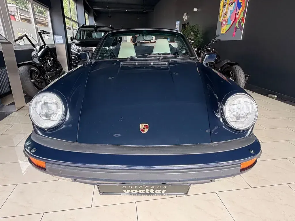 Gebraucht Porsche 911 218 PS (160 kW) 1988 Blau Cabrio