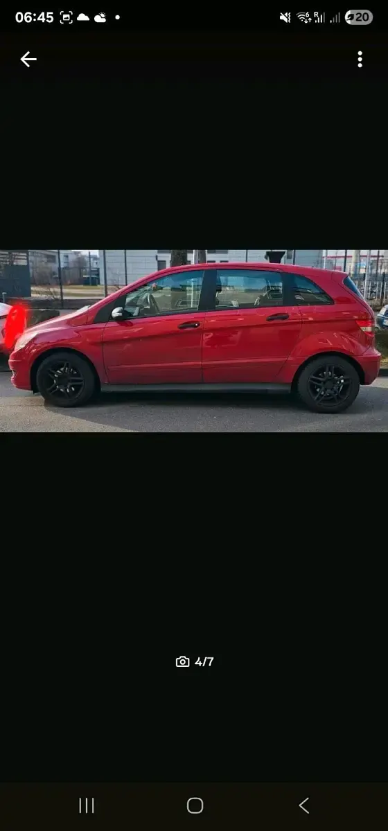 Gebraucht Mercedes B150 95 PS (69 kW) 2006 Rot Van / Kleinbus