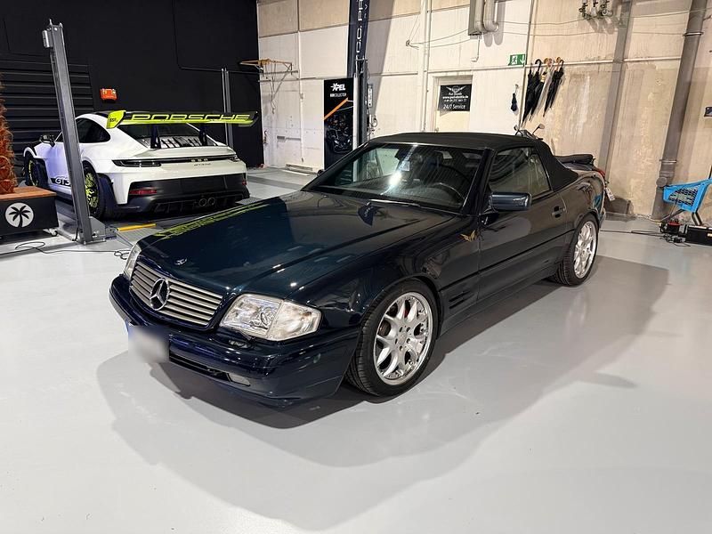Gebraucht Mercedes SL320 231 PS (169 kW) 1997 Blau Cabrio