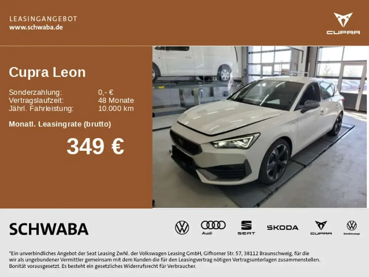 Gebraucht Cupra Leon 204 PS (150 kW) 2023 Weiß Limousine