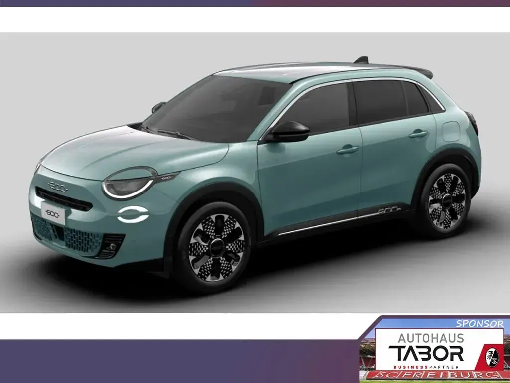Neu Fiat 600 La Prima 145 PS (106 kW) 2026 Acqua blau metallic SUV