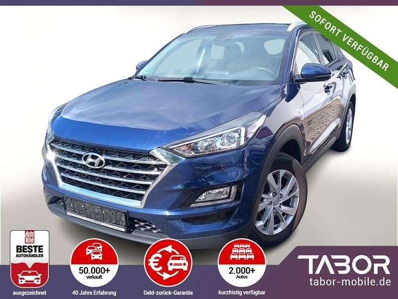 Blau Gebraucht 2021 Hyundai Tucson SUV | 18.688 € (Guter Preis) - Bild 1/4