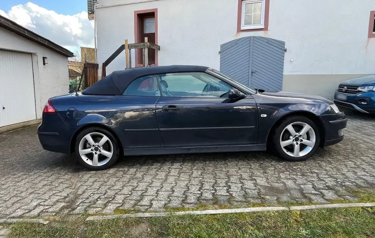 Gebraucht Saab 9-3 Vector 175 PS (128 kW) 2004 Blau Cabrio