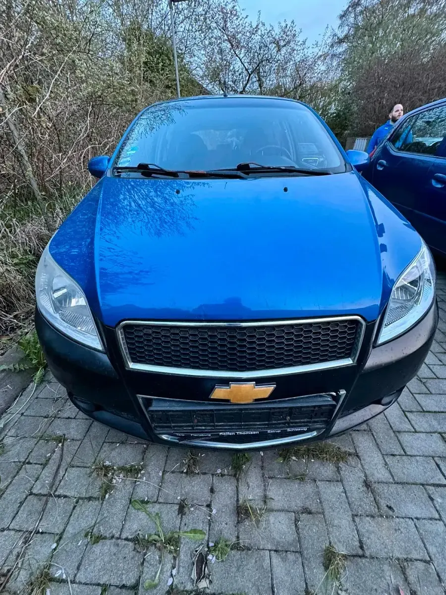 Gebraucht Chevrolet Aveo 2009 Blau Kleinwagen