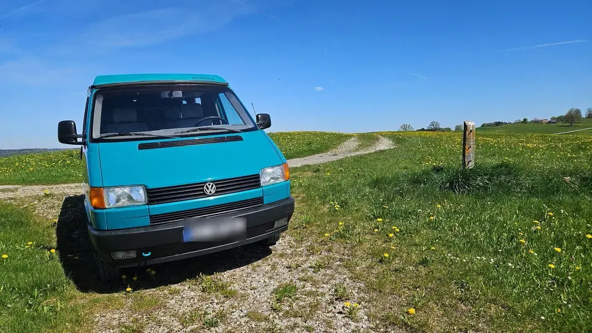 Używany VW T4 77 KM (56 kW) 1993 Zielony Van