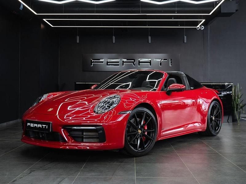 Rot Gebraucht 2020 Porsche 911 Targa 4S Cabrio | 142.900 € (Superpreis) - Bild 1/4