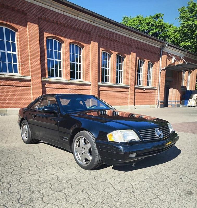 Schwarz Gebraucht 2000 Mercedes SL500 AMG Cabrio | 18.999 € - Bild 1/4