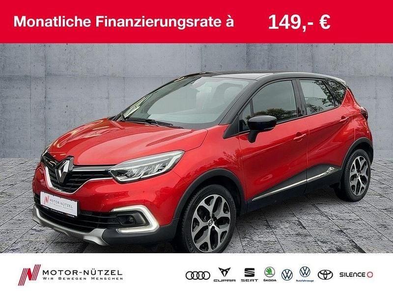 Rot nnp + schwarz gne Gebraucht 2017 Renault Captur Intens SUV | 11.730 € (Guter Preis) - Bild 1/4