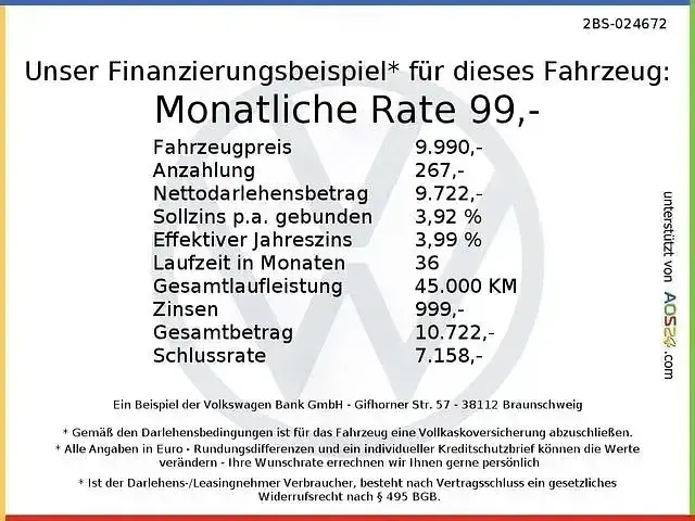 Gebraucht VW up! 65 PS (47 kW) 2021 Kleinwagen