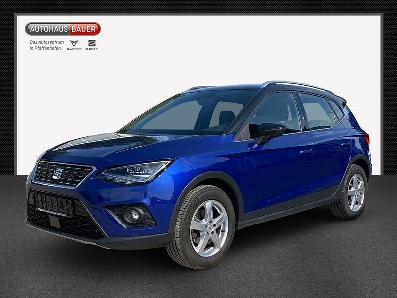 Mystery blue (blau) (metallic) Gebraucht 2020 Seat Arona XCELLENCE SUV | 18.280 € (Fairer Preis) - Bild 1/4