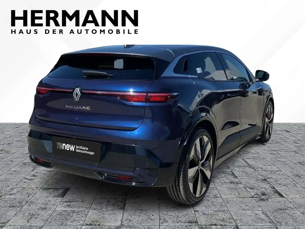 Brugt Renault Megane E-Tech Techno 160 kW (218 HK) 2023 Blå Sedan