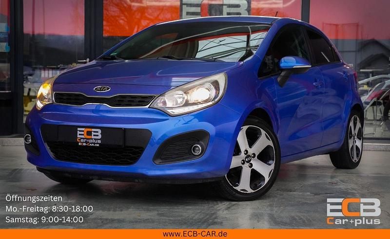 Blau Gebraucht 2011 Kia Rio Spirit Kleinwagen | 4.490 € (Fairer Preis) - Bild 1/4