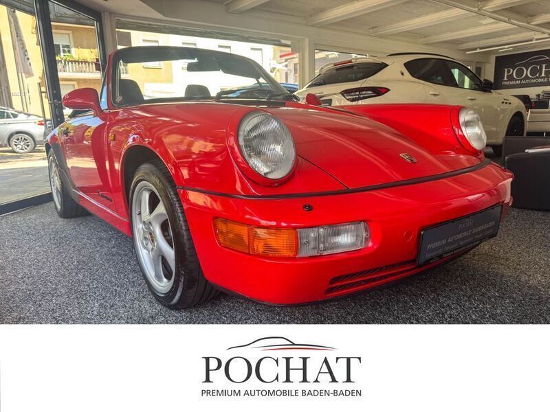 Indischrot Gebraucht 1992 Porsche 911 Carrera Cabriolet Cabrio | 62.700 € - Bild 1/4