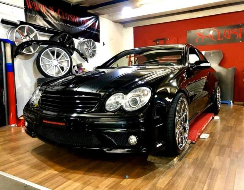 Schwarz Gebraucht 2007 Mercedes CLK63 AMG AMG Coupé | 39.900 € - Bild 1/4