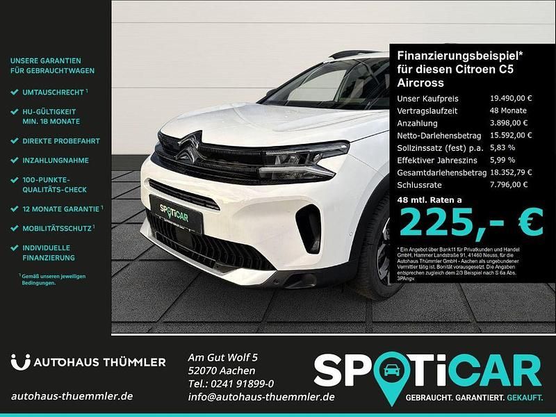 Weiß Gebraucht 2024 Citroën C5 Aircross SUV | 19.490 € (Guter Preis) - Bild 1/4