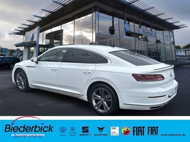 Pure white (metallic) Gebraucht 2020 VW Arteon R-line Coupé | 25.990 € (Fairer Preis) - Bild 1/4