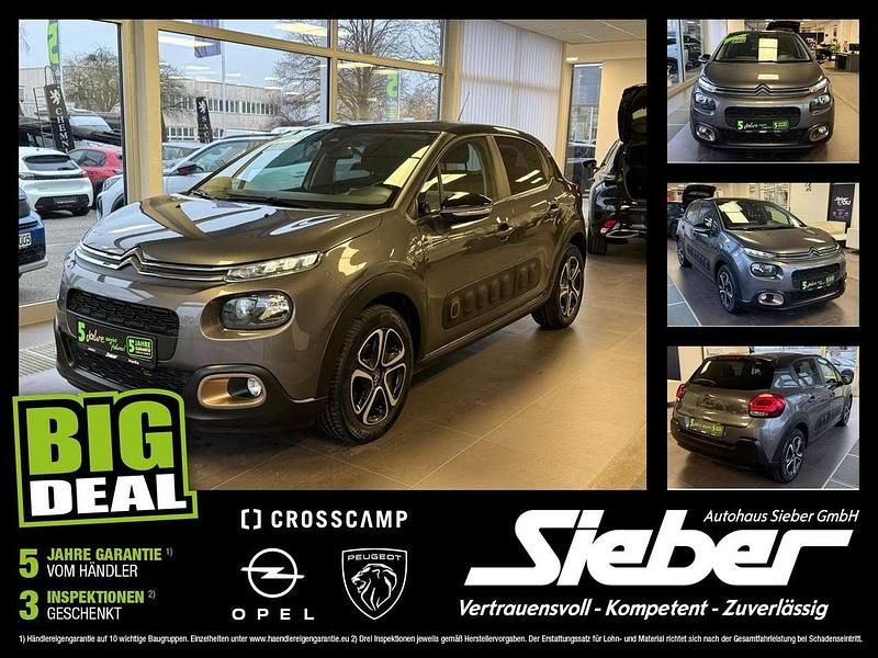 Gebraucht Citroën C3 Origins 110 PS (80 kW) 2020 Lackierung platiniumgrau/meta Limousine