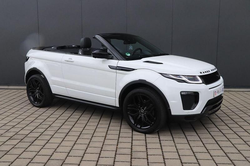 Weiß Gebraucht 2017 Land Rover Range Rover evoque HSE Cabrio | 28.900 € (Teuer) - Bild 1/4