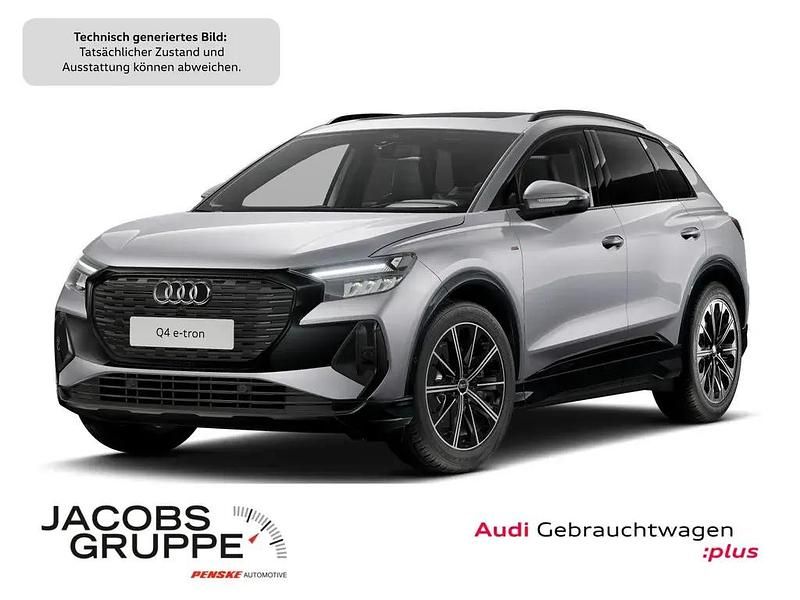 Silber Gebraucht 2025 Audi Q4 e-tron S-Line SUV | 50.669 € (Teuer) - Bild 1/4