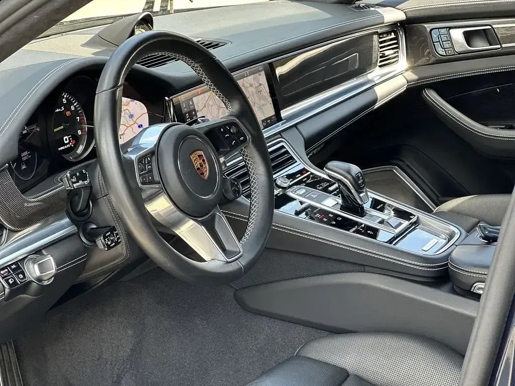 Gebraucht Porsche Panamera Turbo S E-Hybrid 680 PS (500 kW) 2018 Nachtblaumetallic Kleinwagen
