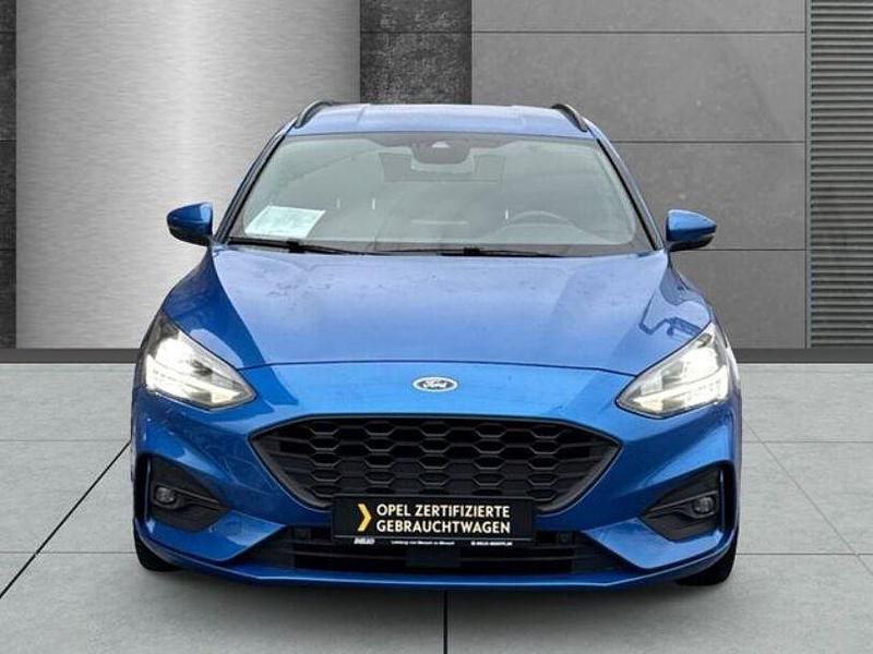 Gebraucht Ford Focus ST-Line 125 PS (91 kW) 2021 Blau Kombi