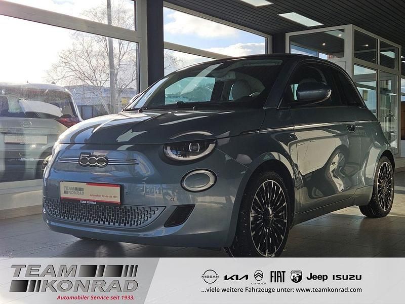 Blau Gebraucht 2021 Fiat 500e La Prima Cabrio | 18.490 € (Fairer Preis) - Bild 1/4