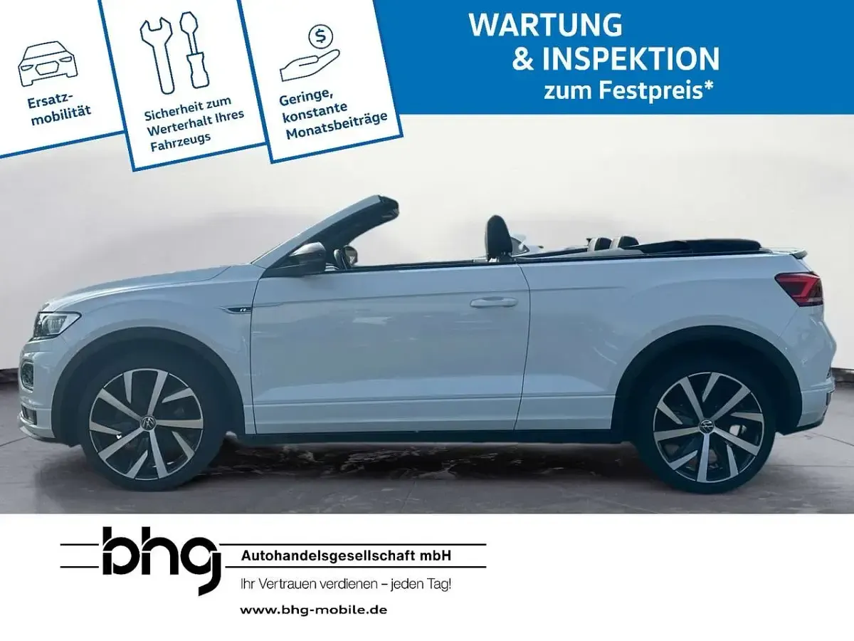 Gebraucht VW T-Roc Beats 150 PS (110 kW) 2021 Pure white/schwarz SUV