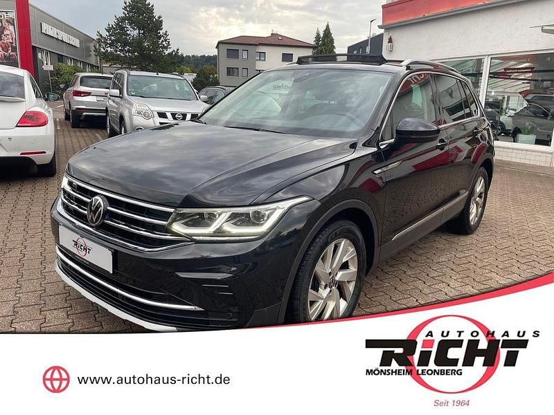 Schwarz Gebraucht 2022 VW Tiguan Elegance SUV | 27.980 € (Guter Preis) - Bild 1/4