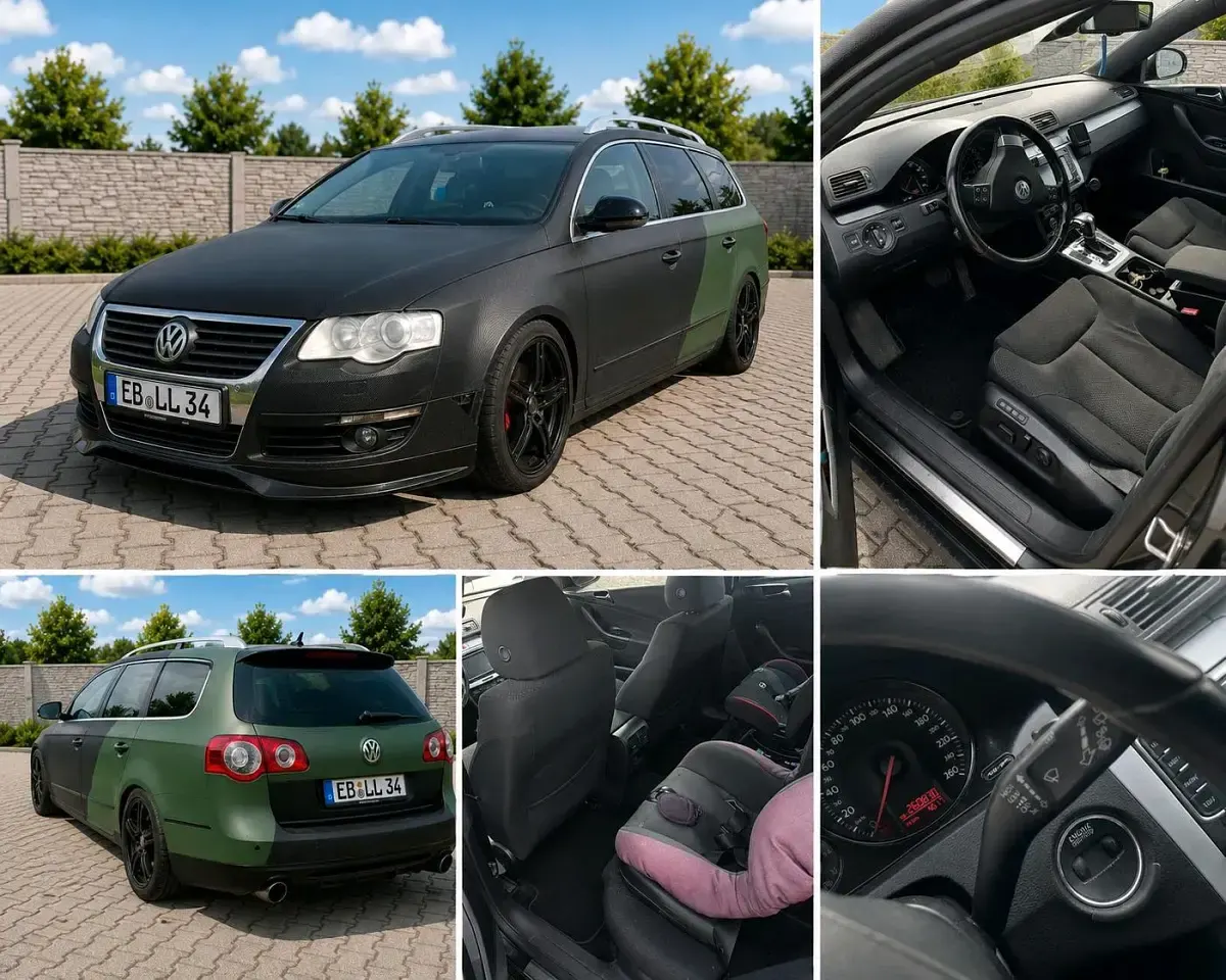 Gebraucht VW Passat 250 PS (183 kW) 2007 Schwarz Kombi