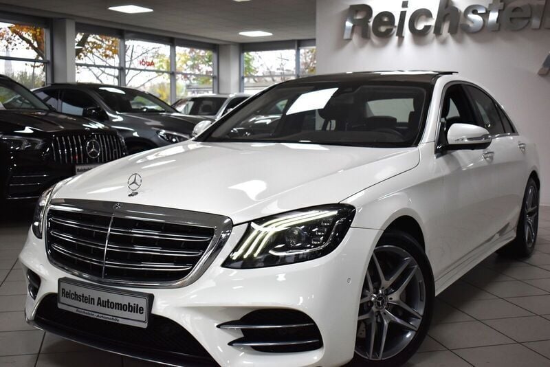 Diamantweiss bright Gebraucht 2020 Mercedes S400 AMG Limousine | 62.500 € (Superpreis) - Bild 1/4
